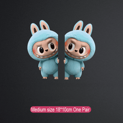 Kreatywna naklejka na samochód Labubu