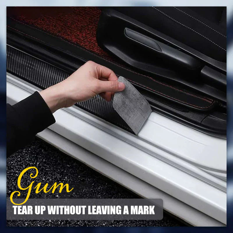 Naklejki na drzwi samochodowe z włókna węglowego (4 sztuki)