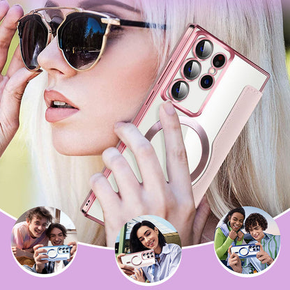 2025 Nowe skórzane etui z klapką na telefon komórkowy Samsung