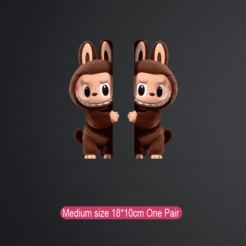 Kreatywna naklejka na samochód Labubu