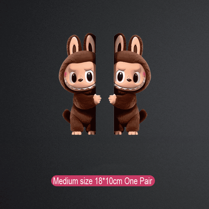 Kreatywna naklejka na samochód Labubu