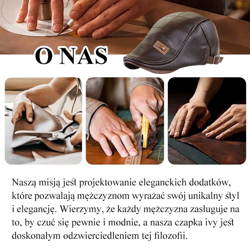 2024 Skórzany beret nowej generacji