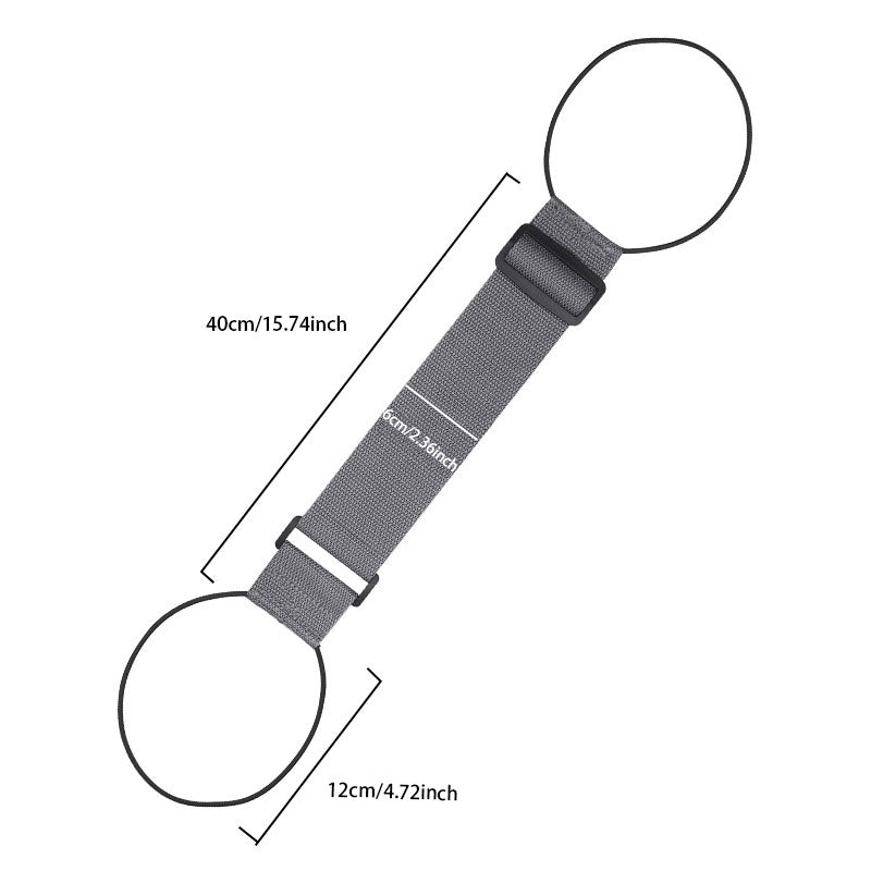LockRide Pro: Regulowany pasek bagażowy do bezpiecznego układania bagażu w stosy i podróżowania bez użycia rąk
