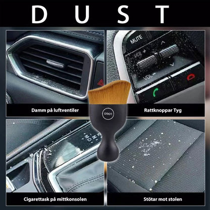 Miękka szczotka pochłaniająca kurz do wnętrza samochodu