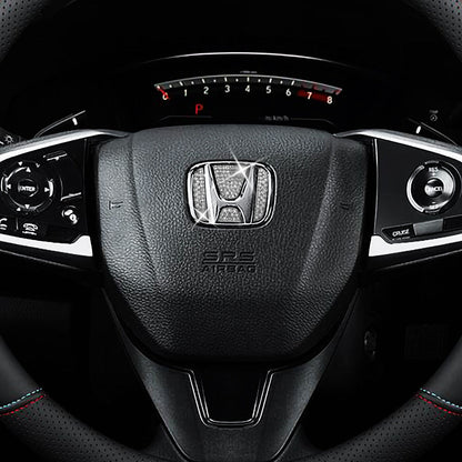 Kreatywne naklejki na kierownicę z diamentami