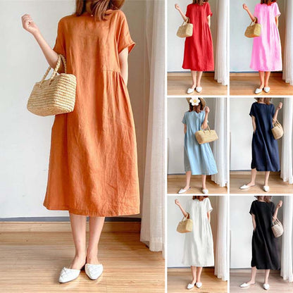 2025 nowe letnie luźne cienkie sukienki