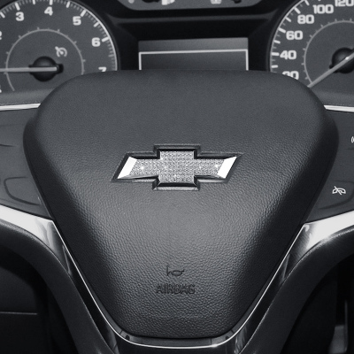 Kreatywne naklejki na kierownicę z diamentami