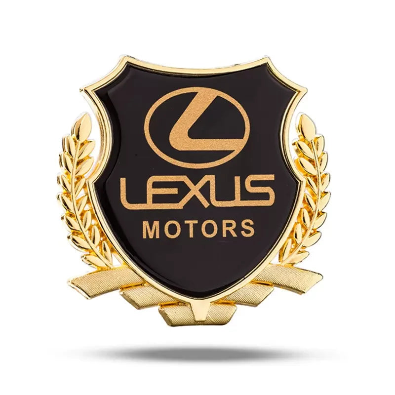 (2 sztuki) Naklejka samochodowa 3D metalowa