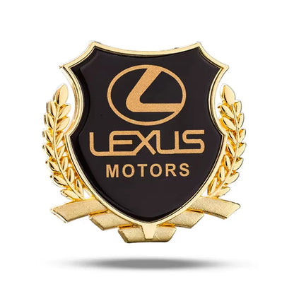 (2 sztuki) Naklejka samochodowa 3D metalowa