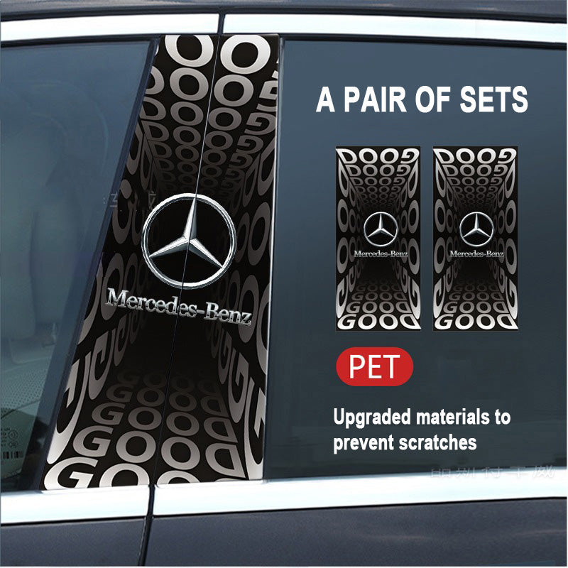 🔥Gorąca wyprzedaż🔥2025 Kreatywna folia ochronna na słupek B do samochodu HD (2 szt.)