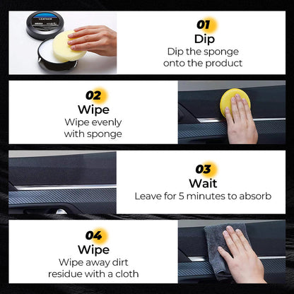 🔥🚙 Pasta do czyszczenia i pielęgnacji – do auta, kanapy, polerowania skóry! ✨