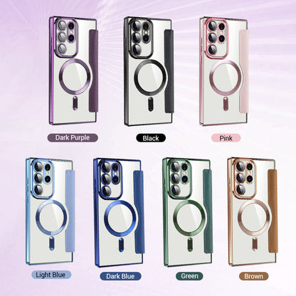 2025 Nowe skórzane etui z klapką na telefon komórkowy Samsung