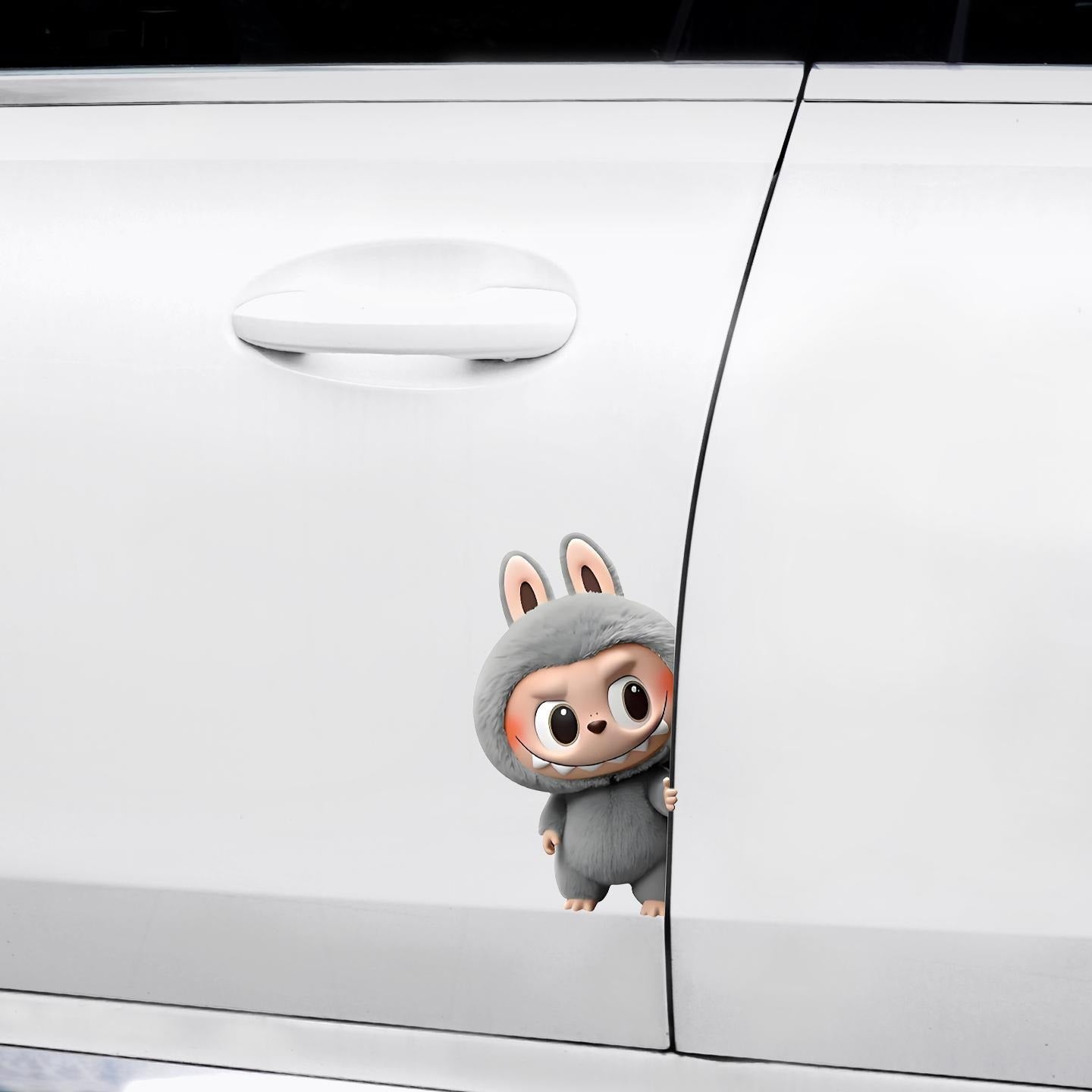 Kreatywna naklejka na samochód Labubu