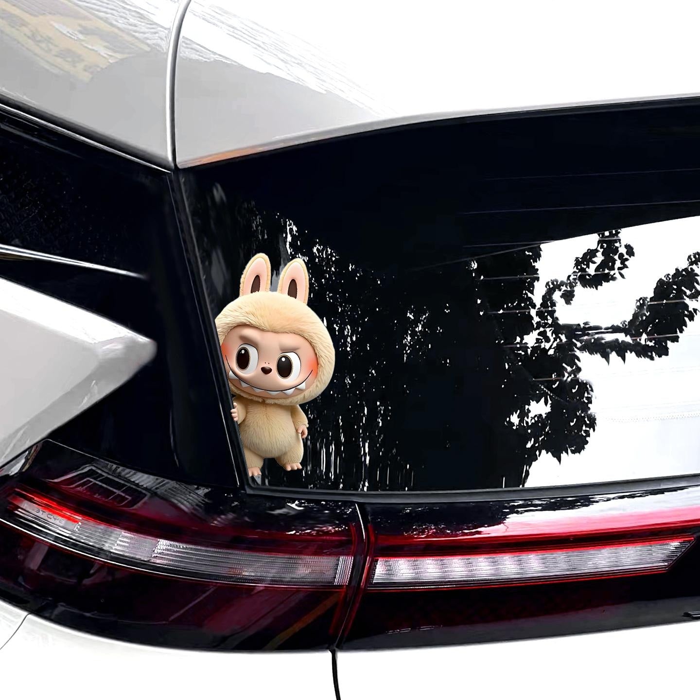 Kreatywna naklejka na samochód Labubu