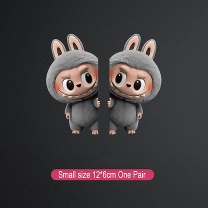 Kreatywna naklejka na samochód Labubu