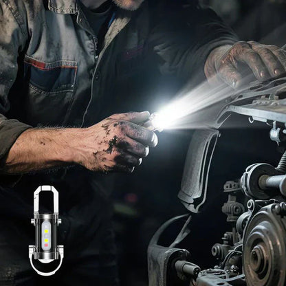 🔦【✨Kup 1 otrzymaj 1 gratis】Przenośna, ładowalna, jasna latarka do breloczka