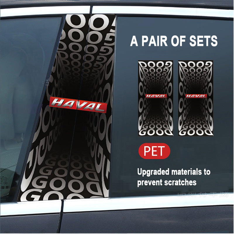 🔥Gorąca wyprzedaż🔥2025 Kreatywna folia ochronna na słupek B do samochodu HD (2 szt.)