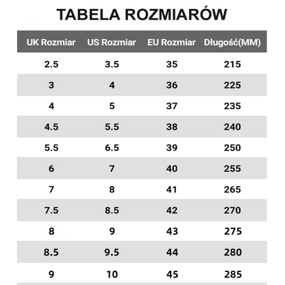 Efektowne i stylowe lekkie buty ortopedyczne