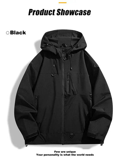 🔥Gorąca zniżka 49% 💦Unisexowa wodoodporna kurtka sportowa na świeżym powietrzu z kapturem