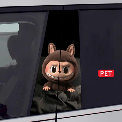 🔥Gorąca wyprzedaż🔥Labubu Car BC Column Modified HD Protective Film (2 sztuki)