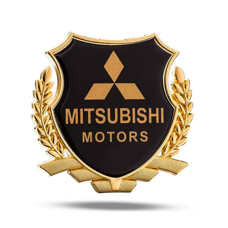 (2 sztuki) Naklejka samochodowa 3D metalowa