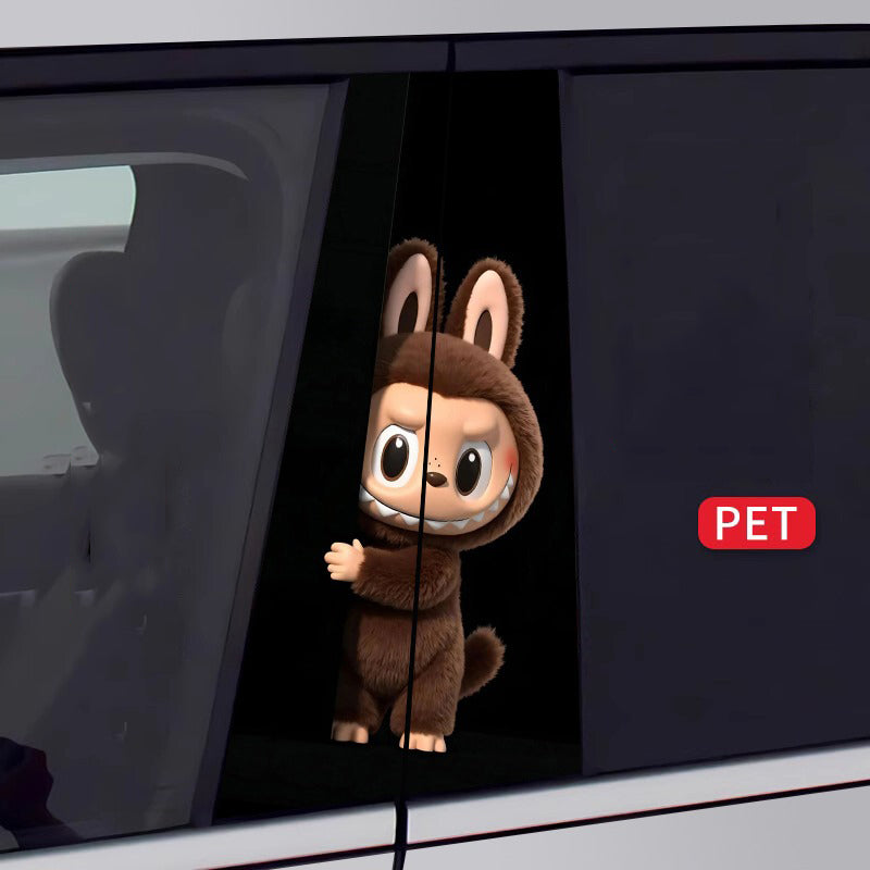 🔥Gorąca wyprzedaż🔥Labubu Car BC Column Modified HD Protective Film (2 sztuki)