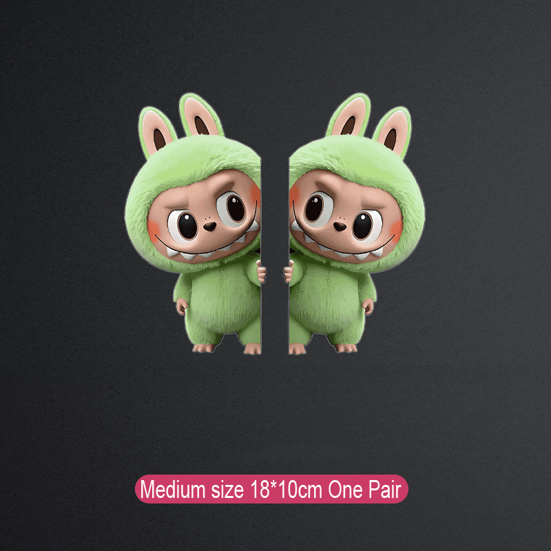 Kreatywna naklejka na samochód Labubu