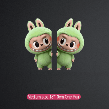 Kreatywna naklejka na samochód Labubu