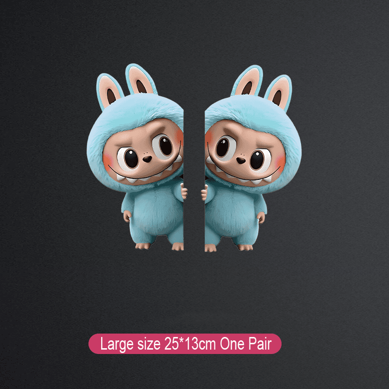 Kreatywna naklejka na samochód Labubu