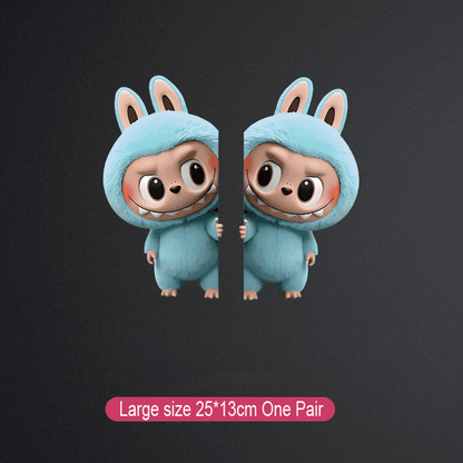 Kreatywna naklejka na samochód Labubu