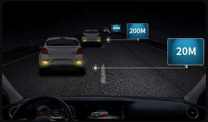 Naklejki odblaskowe na samochód paski antykolizyjne LOGO【4 sztuki】