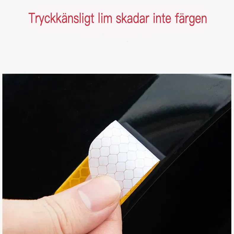 Naklejki odblaskowe na samochód paski antykolizyjne LOGO【4 sztuki】