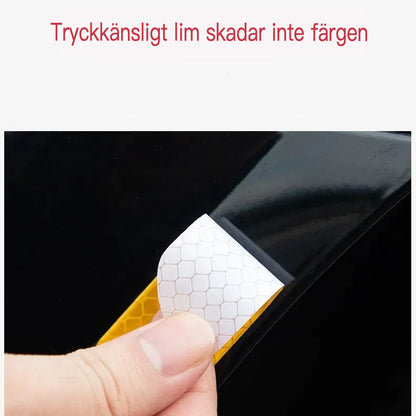 Naklejki odblaskowe na samochód paski antykolizyjne LOGO【4 sztuki】