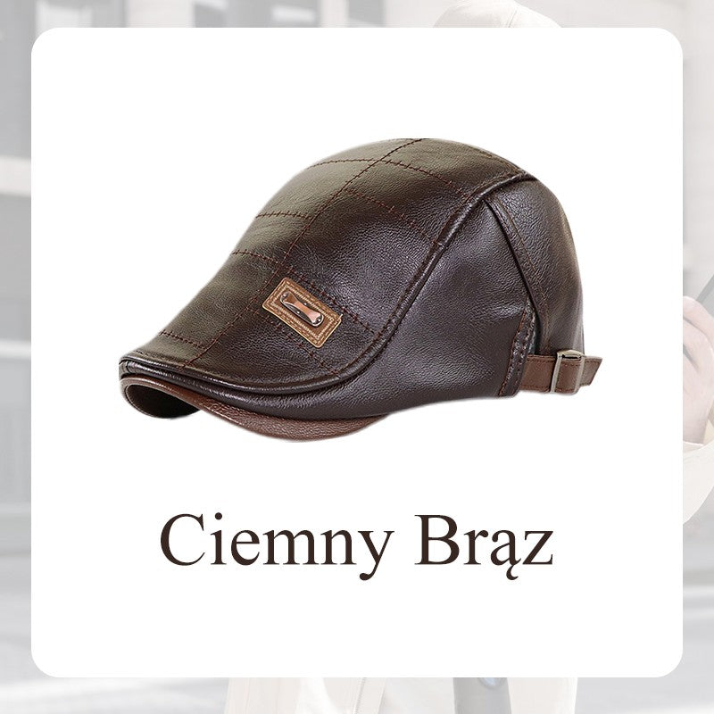 2024 Skórzany beret nowej generacji