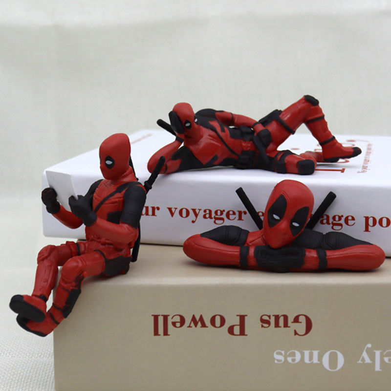 Dekoracja samochodowa Deadpool (zestaw 3 szt.)