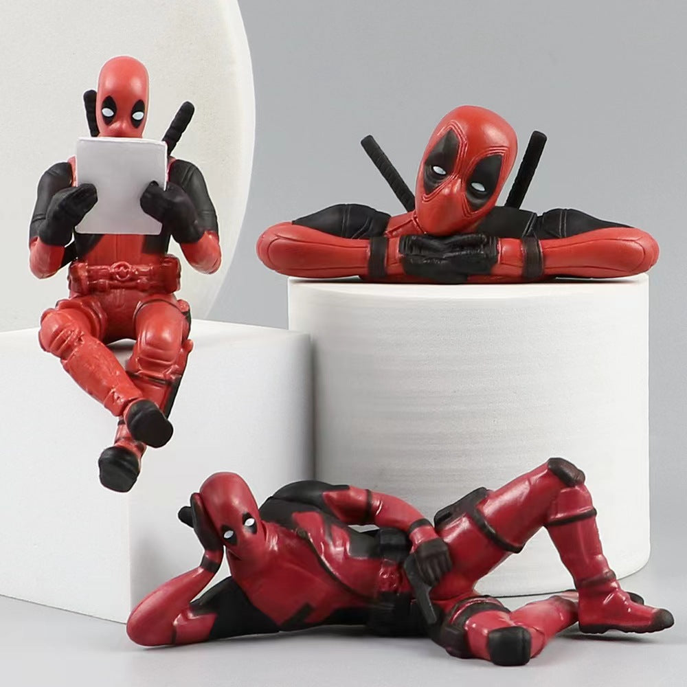 Dekoracja samochodowa Deadpool (zestaw 3 szt.)