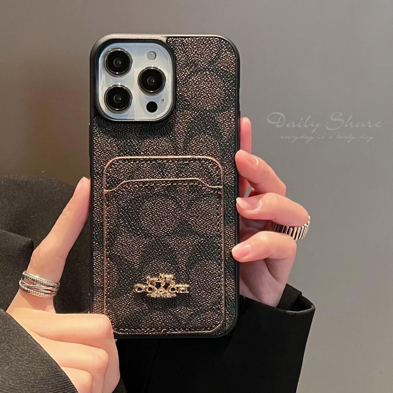 Etui na telefon Premium Luxe z uchwytem na kartę