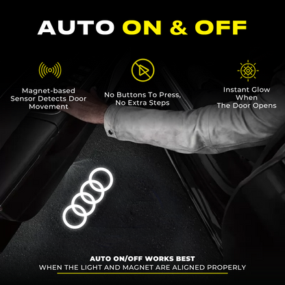 Lampy do drzwi - Bezprzewodowy projektor do drzwi