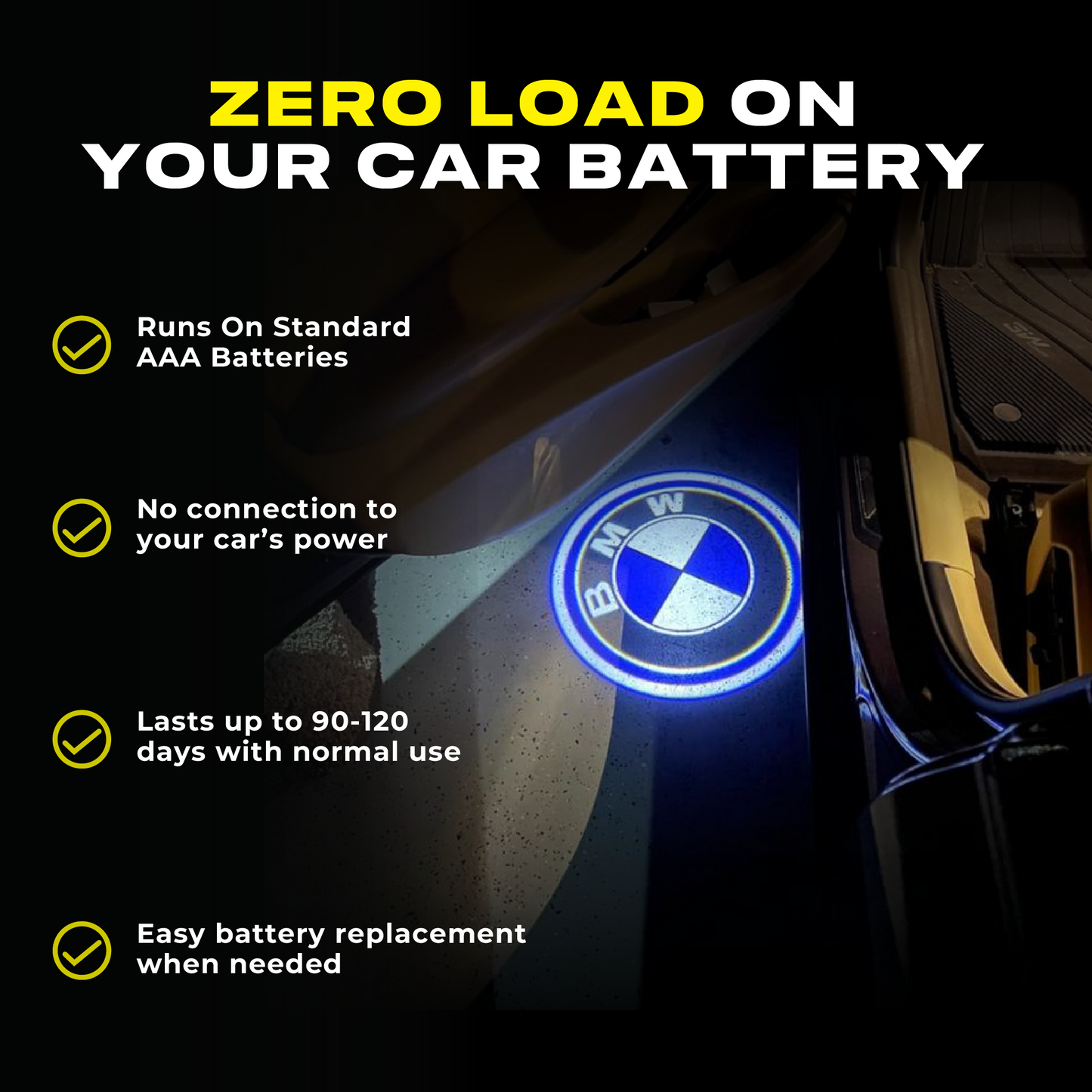 Lampy do drzwi - Bezprzewodowy projektor do drzwi