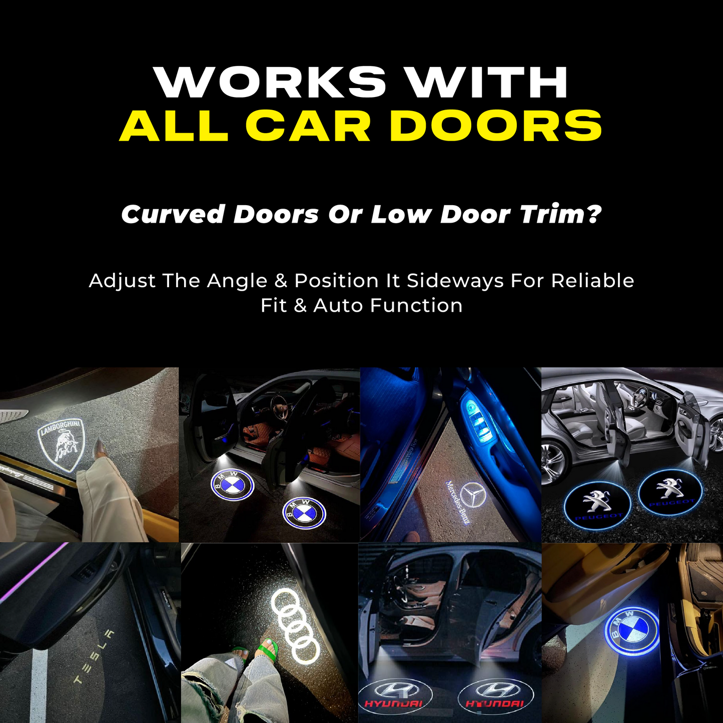 Lampy do drzwi - Bezprzewodowy projektor do drzwi