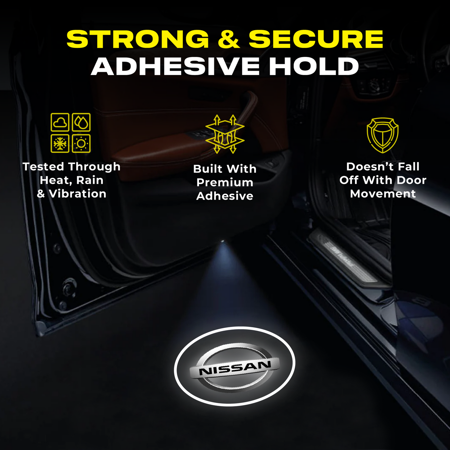 Lampy do drzwi - Bezprzewodowy projektor do drzwi