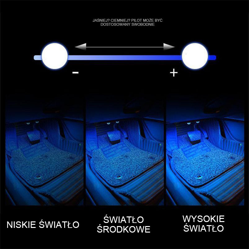 Bezprzewodowe ładowanie Światło otoczenia LED