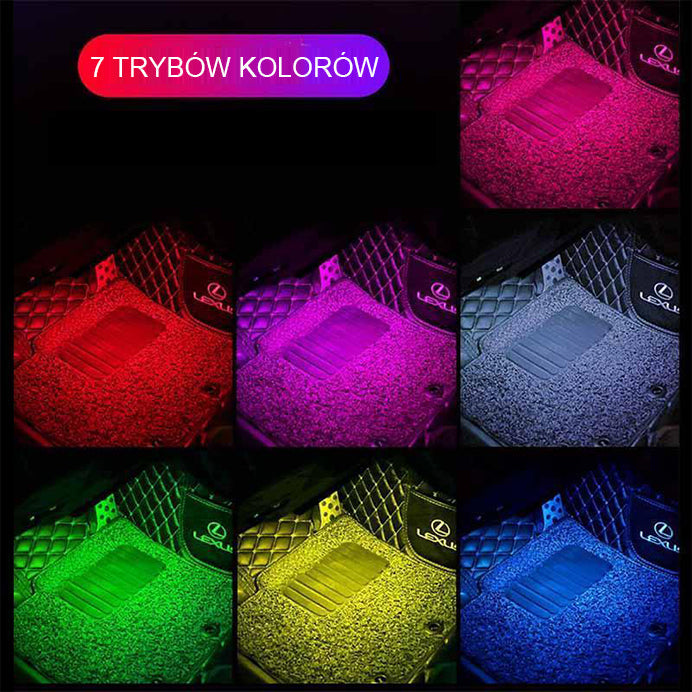 Bezprzewodowe ładowanie Światło otoczenia LED