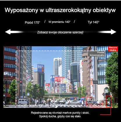 HFH-3-rekordowy rejestrator jazdy w wysokiej rozdzielczości Wi-Fi