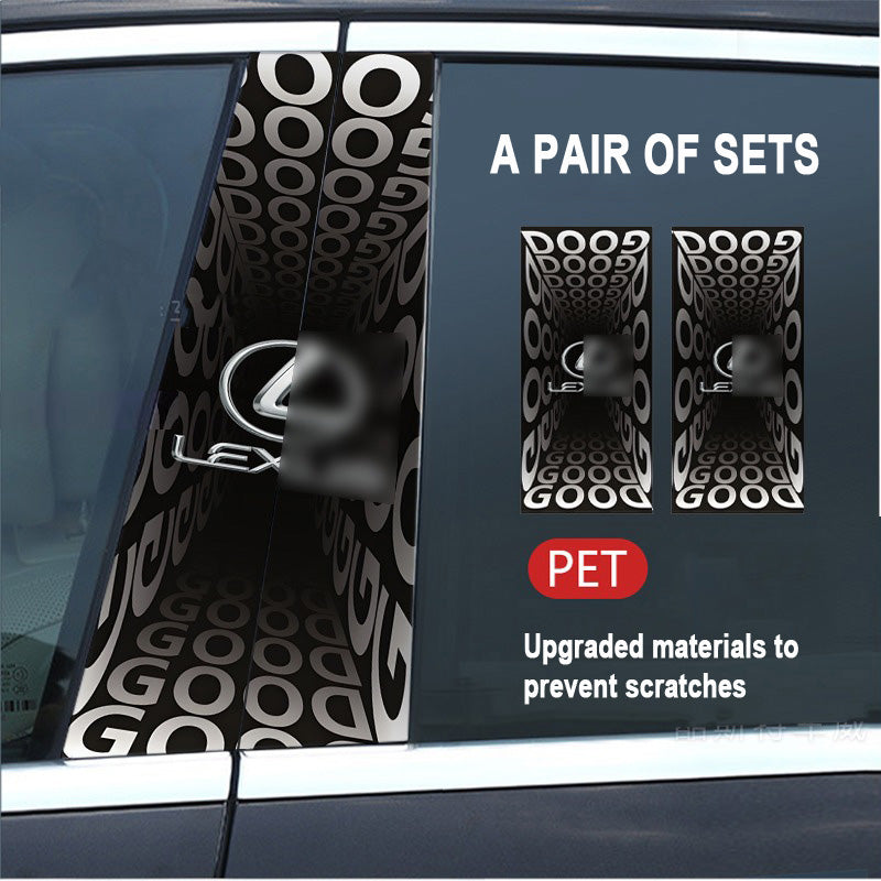 🔥Gorąca wyprzedaż🔥2025 Kreatywna folia ochronna na słupek B do samochodu HD (2 szt.)