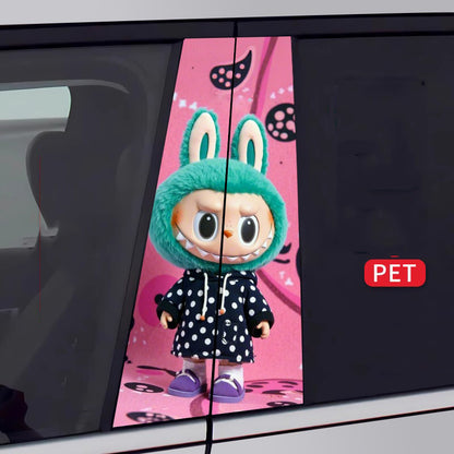 🔥Gorąca wyprzedaż🔥Labubu Car BC Column Modified HD Protective Film (2 sztuki)