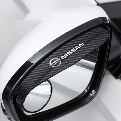 🔥Gorąca sprzedaż🔥 Lusterko wsteczne do samochodu, małe okrągłe, przeciwdeszczowe, brwi (2 szt.)