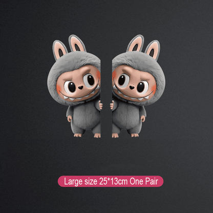 Kreatywna naklejka na samochód Labubu