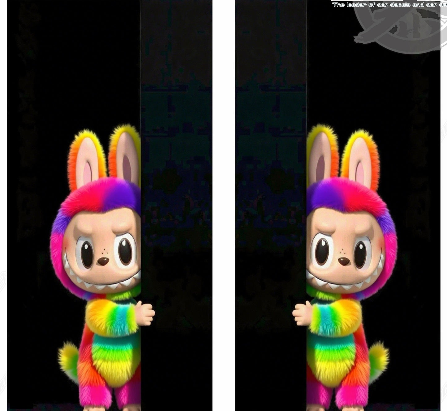 🔥Gorąca wyprzedaż🔥Labubu Car BC Column Modified HD Protective Film (2 sztuki)