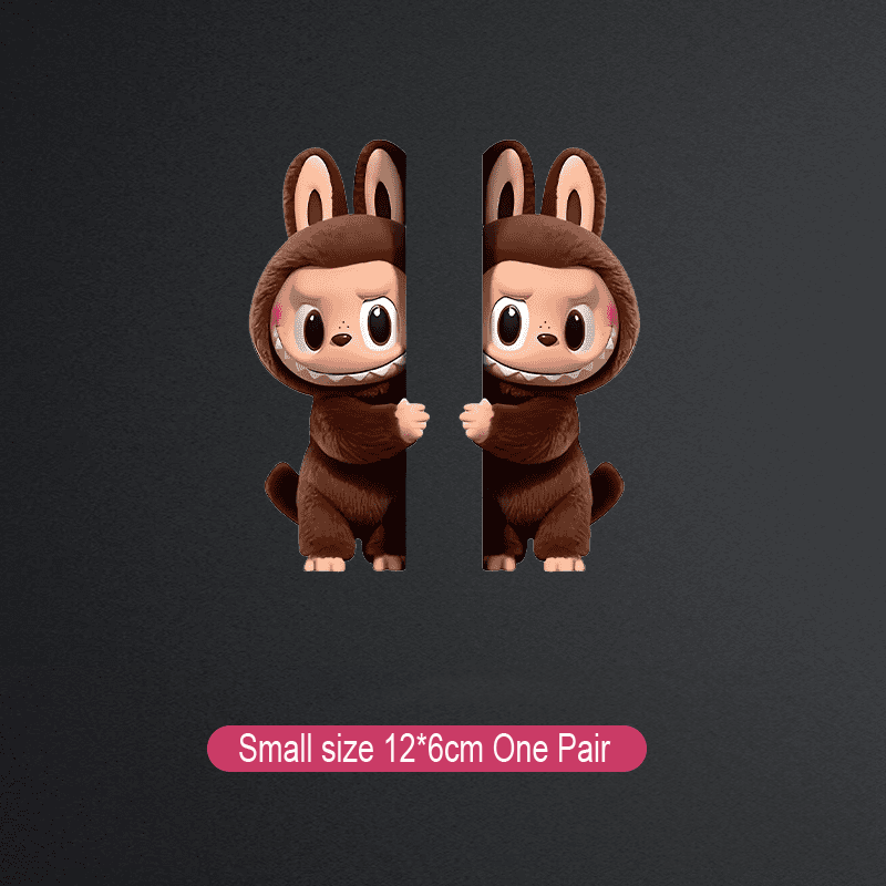 Kreatywna naklejka na samochód Labubu